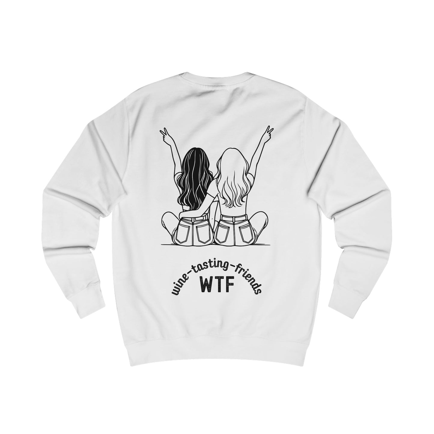 Wine Tasting Friends (Back print)