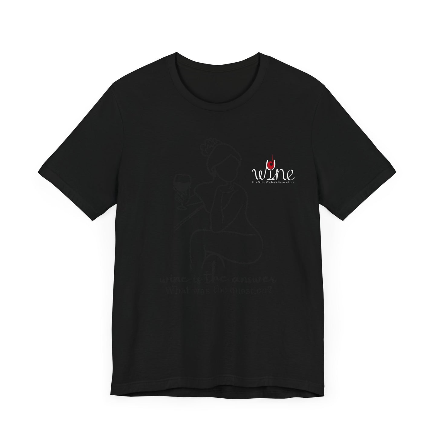 Wine Is the Answer - (Back Print)