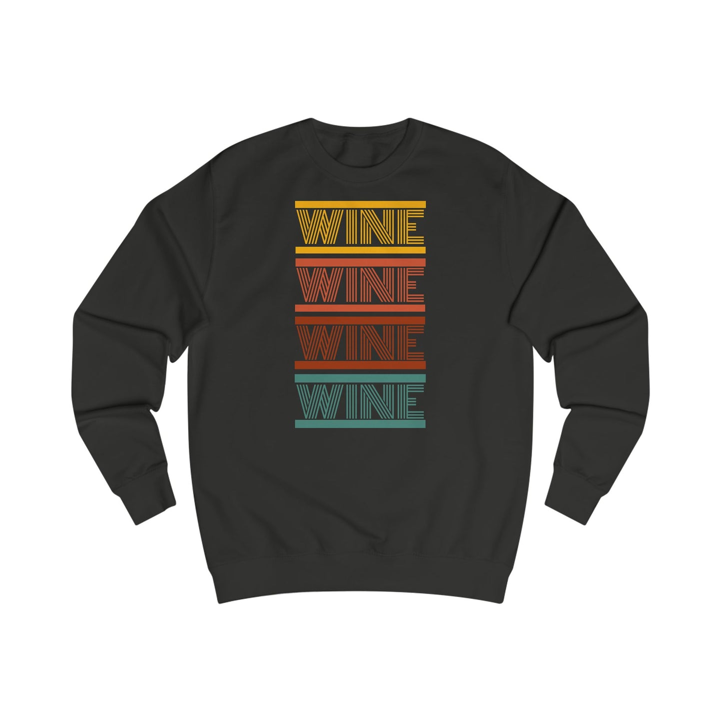 Retro 'WINE WINE WINE WINE'
