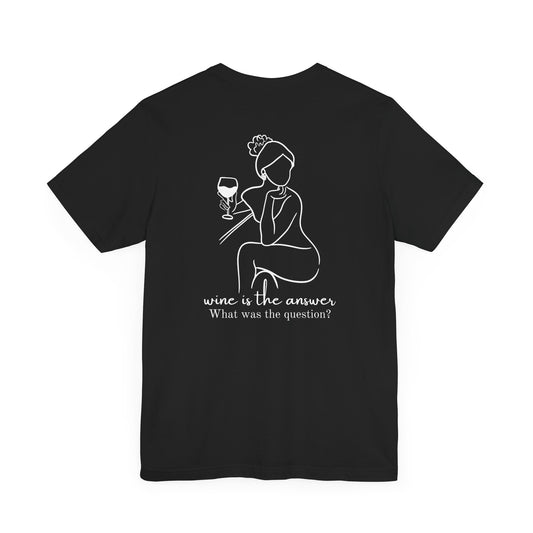 Wine Is the Answer - (Back Print)